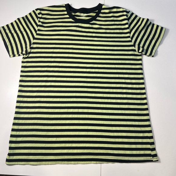 Pacsun basics large Striped Black and Yellow T-Shirt - Picture 1 of 6